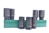 JONNESWAY - S03AD6107S - HER-JW-2981 -  - CUBOS Y ACCESORIOS -  - JUEGO DE CUBOS IMPACTO LARGO ESPIGA 3/4" 6 PUNTOS 26-38 MM 7 PIEZAS