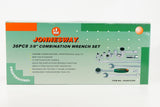 JONNESWAY - S04H3536S - HER-JW-2957 -  - CUBOS Y ACCESORIOS -  - JUEGO DE CUBOS Y LLAVES ESPIGA 3/8" 36 PIEZAS