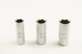 JONNESWAY - S04H3145SV - HER-JW-2945 -  - CUBOS Y ACCESORIOS -  - JUEGO DE CUBOS EN MM Y PLGS ESPIGA DE 1/4 PLG Y 3/8 PLG 145 PIEZAS EN FUNDA DE HULE -