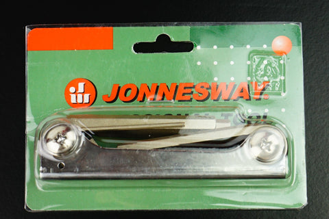 JONNESWAY - H01M08SF - HER-JW-1912 - HERRAMIENTA MANUAL - LLAVES - JUEGOS LLAVES ALLEN PULGADAS - JUEGO DE LLAVES ALLEN DE 5/6" A 3/8" TIPO CUCHILLA