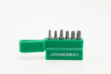 JONNESWAY - S08H2ST8S - HER-JW-2108 -  - DESATORNILLADORES -  - JUEGO DE PUNTAS TORX CON RATCHET T10 A T40