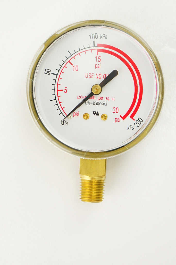 0-15 Psi Manómetro De Manómetro De Agua Agua Aceite De Aire