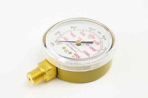 1306 - Manómetro de presión de pozo, vapor o agua, 200 psi, conexión de 1/4