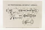 TRANMAX - TPT-270 - ATH-TM-2003 -  - HERRAMIENTA NEUMATICA -  - PISTOLA DE IMPACTO ESPIGA 3/4"