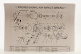 TRANMAX - TPT-318-SR - ATH-TM-2002 -  - HERRAMIENTA NEUMATICA -  - PISTOLA DE IMPACTO ESPIGA CORTA 1"