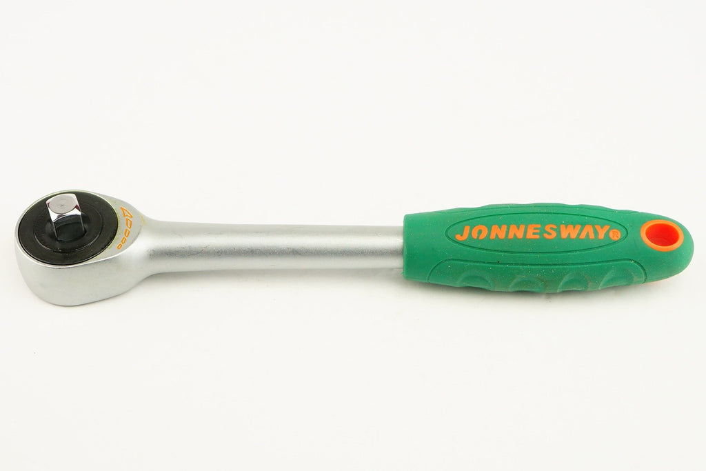 JONNESWAY - R6603 - HER-JW-2527 - HERRAMIENTA MANUAL - CUBOS Y ACCESORIOS - MANERALES Y RATCHETS - RACHET MANGO GIRATORIO ESPIGA DE 3/8 PLG EN 240 MM DE LARGO -