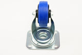 TENTE - 3470 UFR 125 P62 AZUL - CRT-TN-1092 -  - RUEDAS -  - RUEDA DE GOMA ELASTICA AZUL CON PLACA GIRATORIA - 80 MM, 70 KG, 108 MM, 150 X 85 MM - 80 MM, 70 KG, 108 MM, 150 X 85 MM