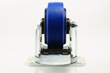 TENTE - 3477 UFR 125 P62 AZUL - CRT-TN-1099 -  - RUEDAS -  - RUEDA DE GOMA ELASTICA AZUL CON PLACA GIRATORIA Y FRENO - 80 MM, 70 KG, 108 MM, 105 X 85 MM - 80 MM, 70 KG, 108 MM, 105 X 85 MM