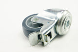 TENTE - 1477 PAO 100 P30-11 - CRT-TN-1021 -  - RUEDAS -  - RUEDA DE POLIURETANO GRIS BLANDO CON AGUJERO GIRATORIO Y FRENO - 50 MM, 40 KG - 50 MM, 40 KG