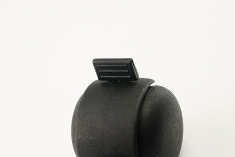 Rueda giratoria negra para muebles con freno 100 mm - 90 kg - M6-100Z -  Ruedas Industriales Outlet