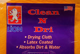LION - CD-712 - ATC-LN-1045 -  - PRODUCTOS DE LIMPIEZA, CERAS Y SHAMPOOS -  - TELA PARA SECAR Y LIMPIAR 48 X 38CMS